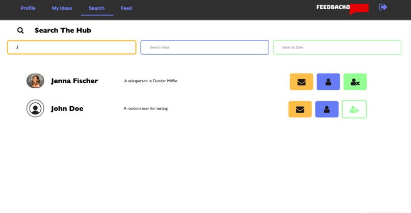 Feedbacko – screenshot 1