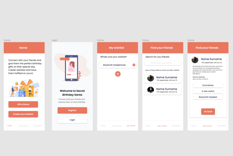 GiftSwapr – screenshot 2