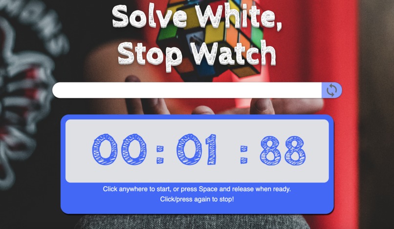 Solve White, Stop Watch – screenshot 2