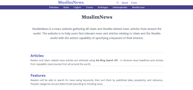 MuslimNews – screenshot 1