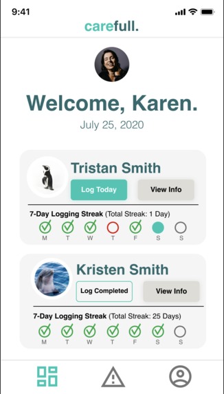 CareFull – screenshot 2