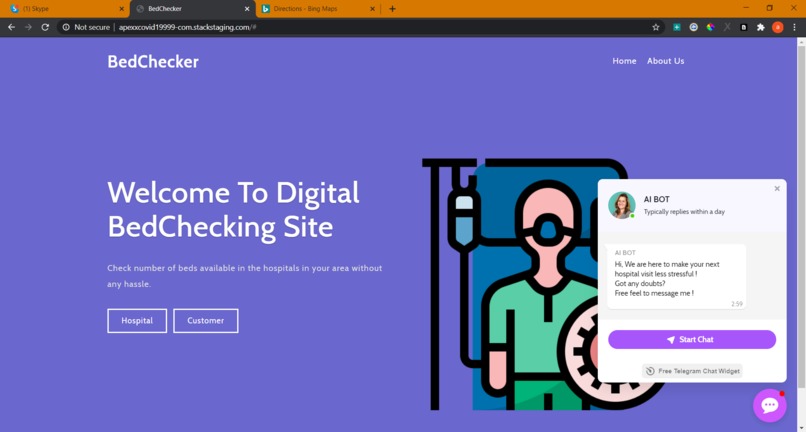 Covid19 BedChecker – screenshot 1