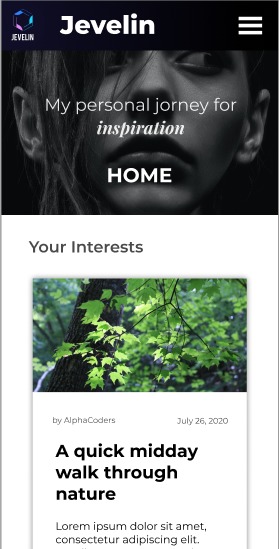 Jevelin App – screenshot 1