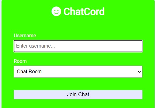 ChatCord Chat Website – screenshot 3