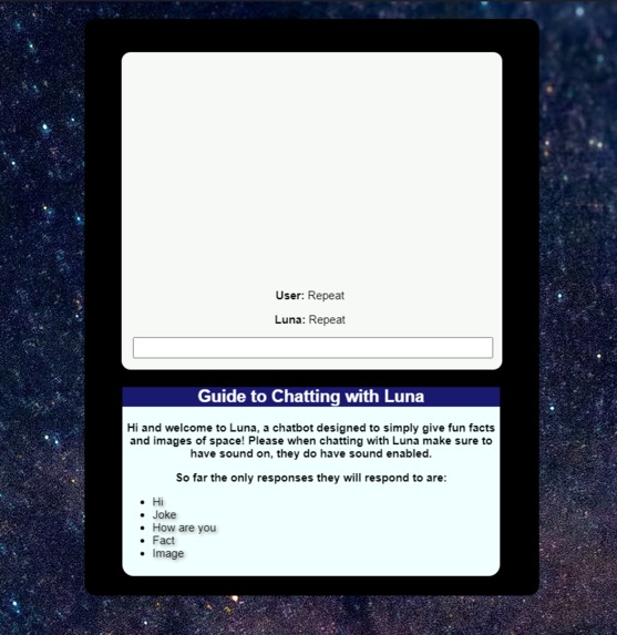 Luna-Chat-bot – screenshot 4