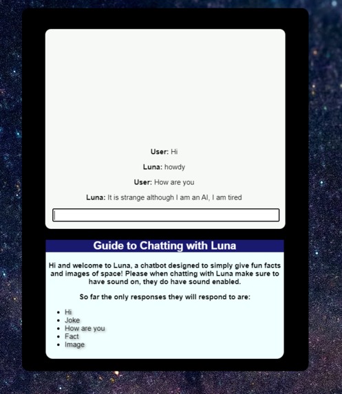 Luna-Chat-bot – screenshot 1
