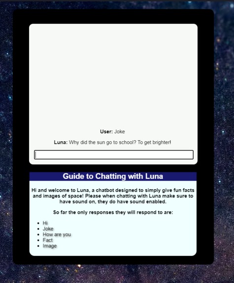 Luna-Chat-bot – screenshot 2