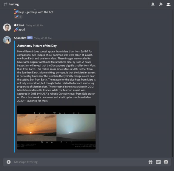 Spacebot – screenshot 3