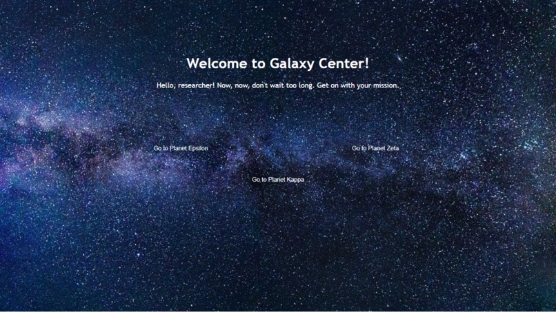 Galaxy Center: A Cryptography Game – screenshot 1