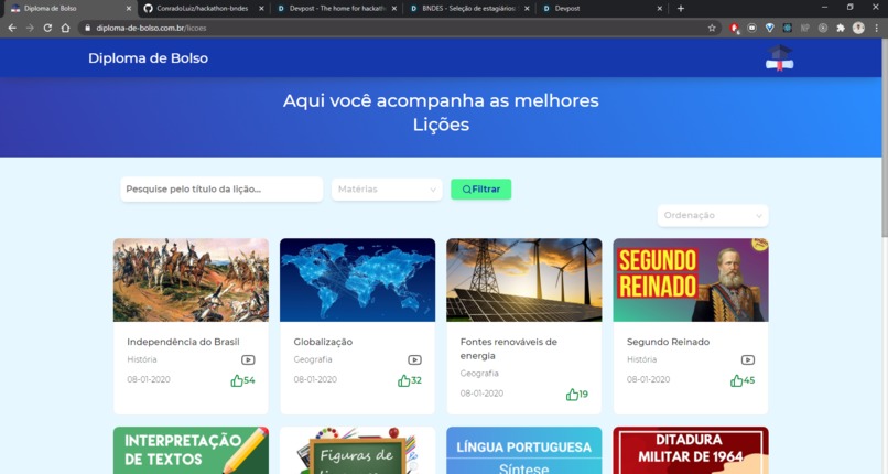 Diploma de Bolso – screenshot 3