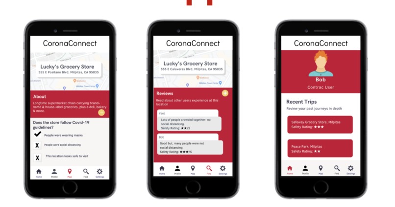 CoronaConnect – screenshot 1