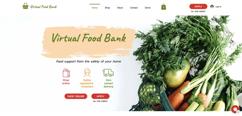 Virtual Food Bank – screenshot 1