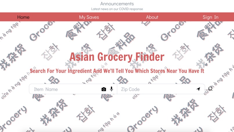 Asian Grocery Finder – screenshot 1