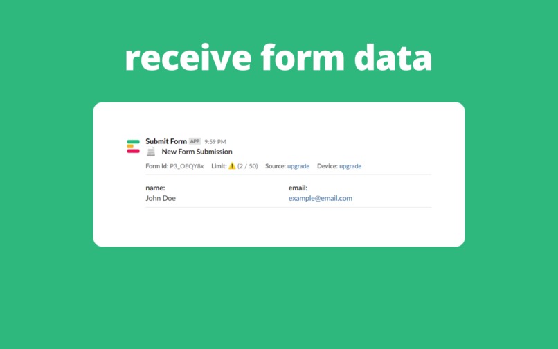 SubmitForm.app – screenshot 2