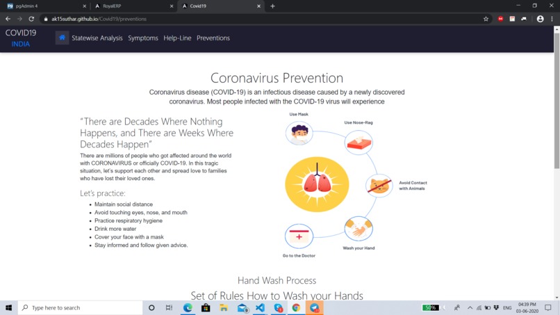 Covid19 – screenshot 4
