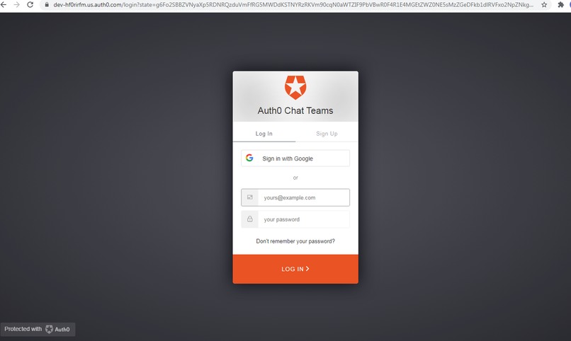 Auth0 Chat Teams – screenshot 2