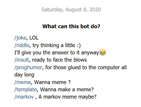 Python-Telegram Bot – screenshot 2