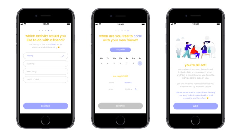 clique  – screenshot 4