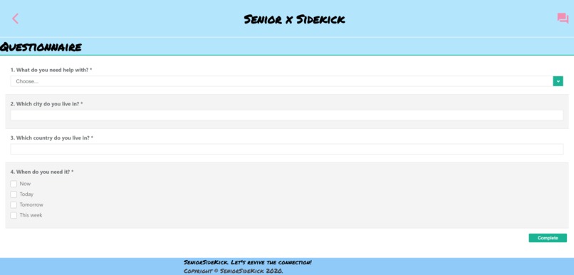 SeniorSidekick – screenshot 1