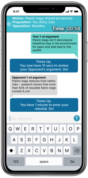 Debater – screenshot 2