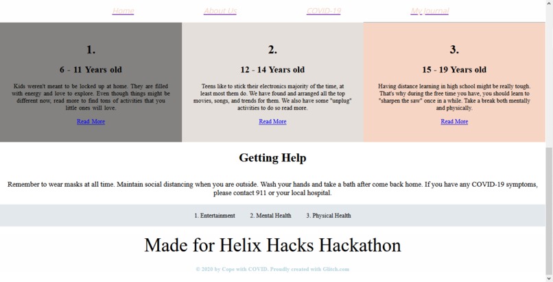 Cope With COVID – screenshot 2