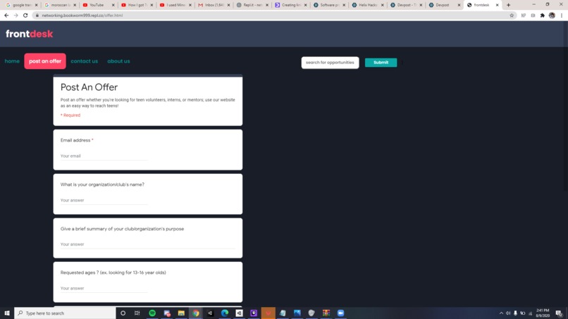 frontdesk – screenshot 4