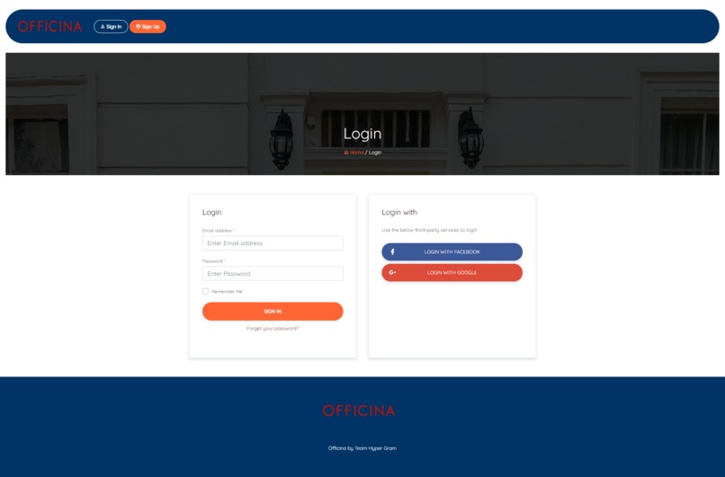 Officina – screenshot 2