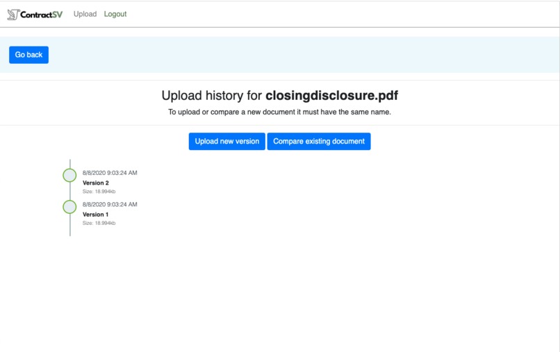 ContractSV - BitcoinSV backed documents – screenshot 4
