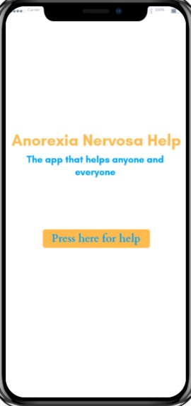 Anorexia Nervosa App- Mind Benders, Team 8 – screenshot 1