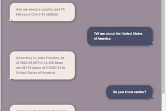 sglg-communications covid-19 chat react module