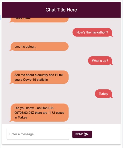 sglg-communications covid-19 chat react module – screenshot 2