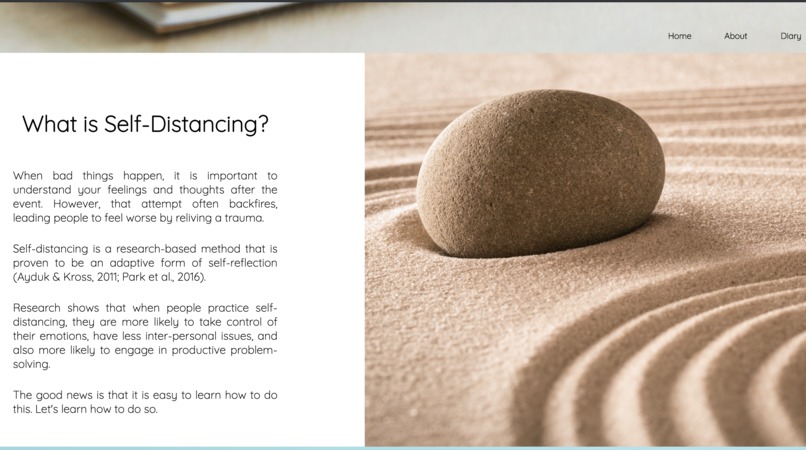 My Self Distancing Diary – screenshot 2