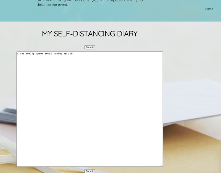 My Self Distancing Diary – screenshot 4