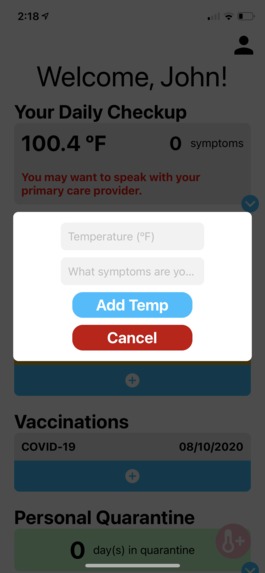 COVID Watch – screenshot 7