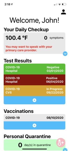 COVID Watch – screenshot 8