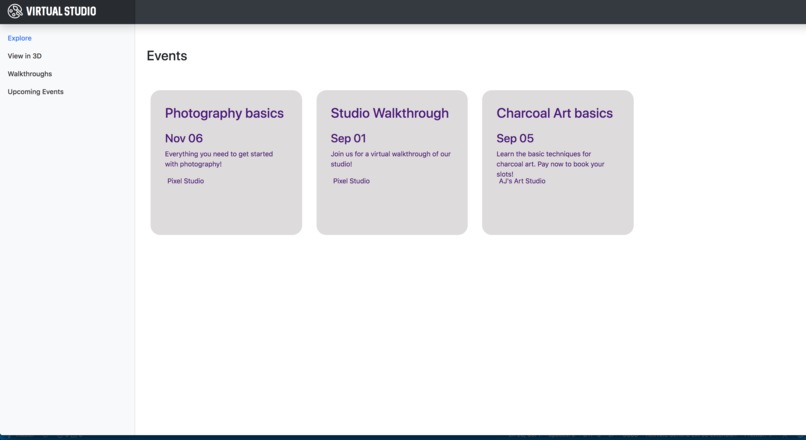 Virtual Studio - Tools to help artists/galleries go digital – screenshot 5
