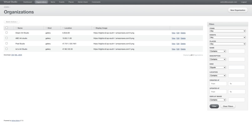 Virtual Studio - Tools to help artists/galleries go digital – screenshot 9