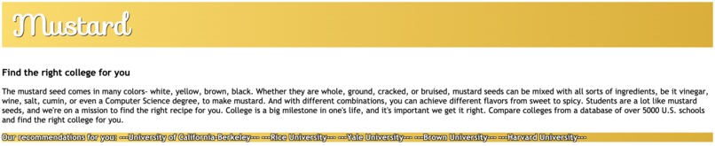 Mustard: Find the right college for you – screenshot 3