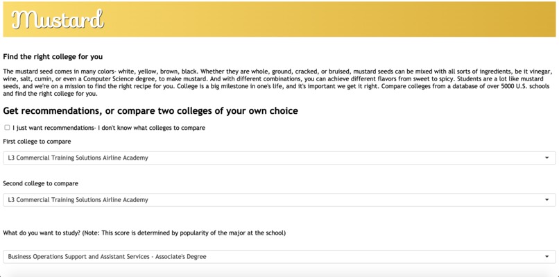 Mustard: Find the right college for you – screenshot 4