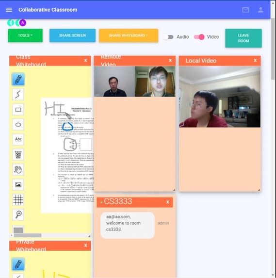 Collaborative Classroom – screenshot 1