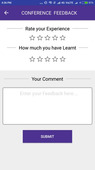 UXIndia Conference Android App – screenshot 5
