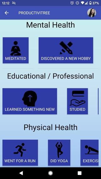 ProductiviTree – screenshot 3