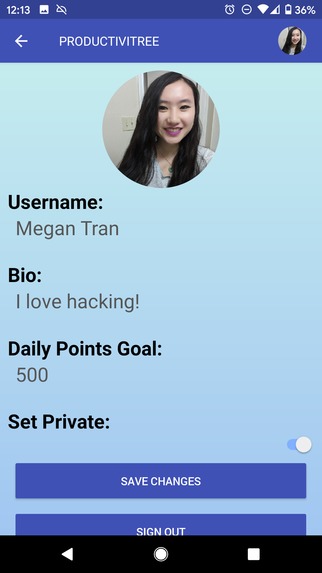 ProductiviTree – screenshot 5