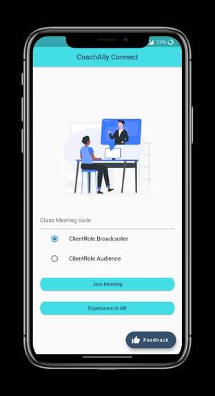 CoachAlly -Interactive AR Virtual Classroom & Video Call app – screenshot 2