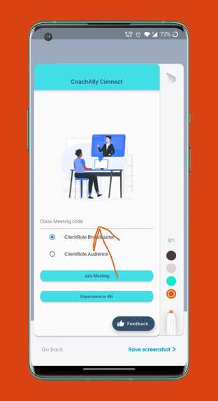 CoachAlly -Interactive AR Virtual Classroom & Video Call app – screenshot 4