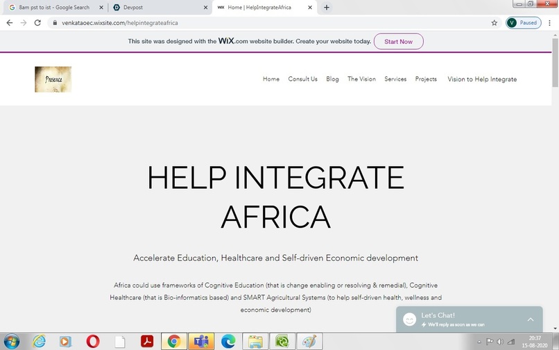 Help Integrate Africa (with R+ Analytics) – screenshot 3