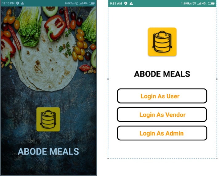 Abode Meals(a digital platform to Home Made Meal Makers) – screenshot 1