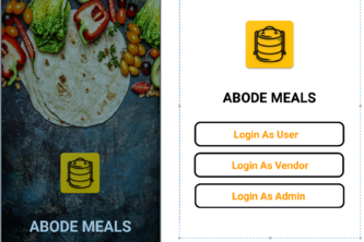 Abode Meals(a digital platform to Home Made Meal Makers)