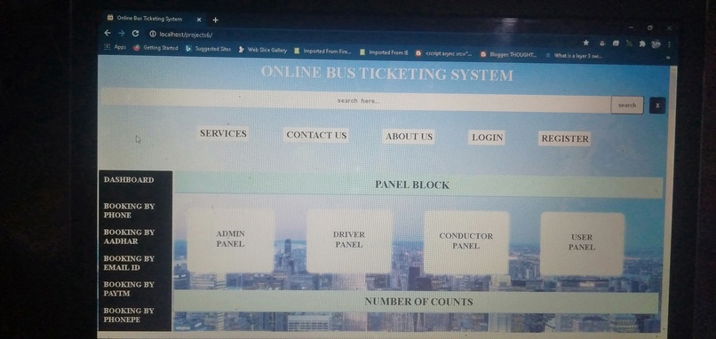 Online Bus Ticket System Anywhere – screenshot 1