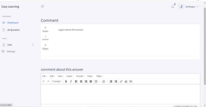 easy-learning – screenshot 1